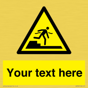 Custom warning Submerged step or steps